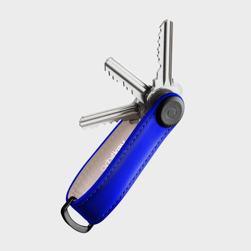 Orbitkey - Leather Key Organiser - Ultramarine