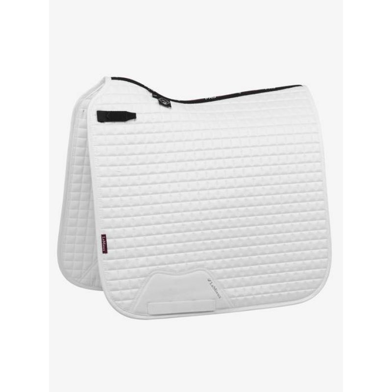 Lemieux - Suede Dressage Square - White - Large