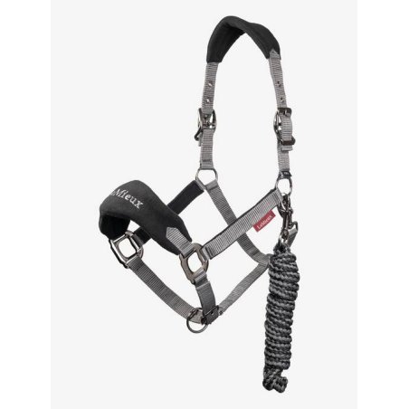 Lemieux - Vogue Headcollar & Leadrope - Black - Cob
