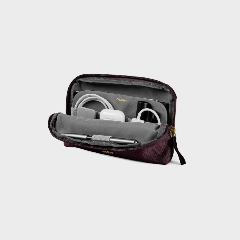 Orbitkey - Desk Pouch - Plum