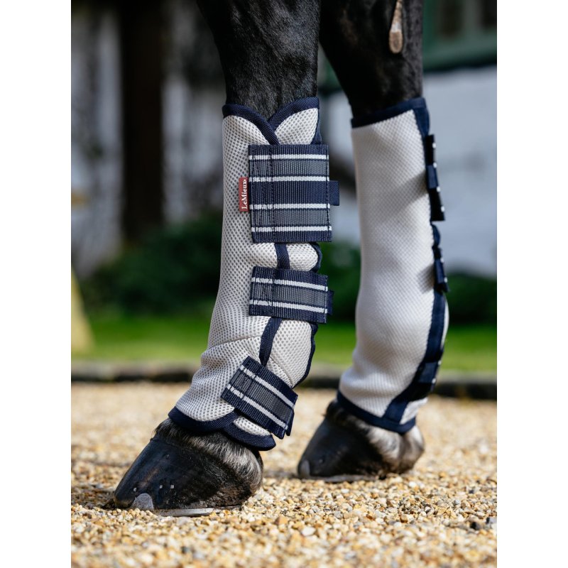 Lemieux - Arika Mesh Fly Boots - Navy/Grey - Pony