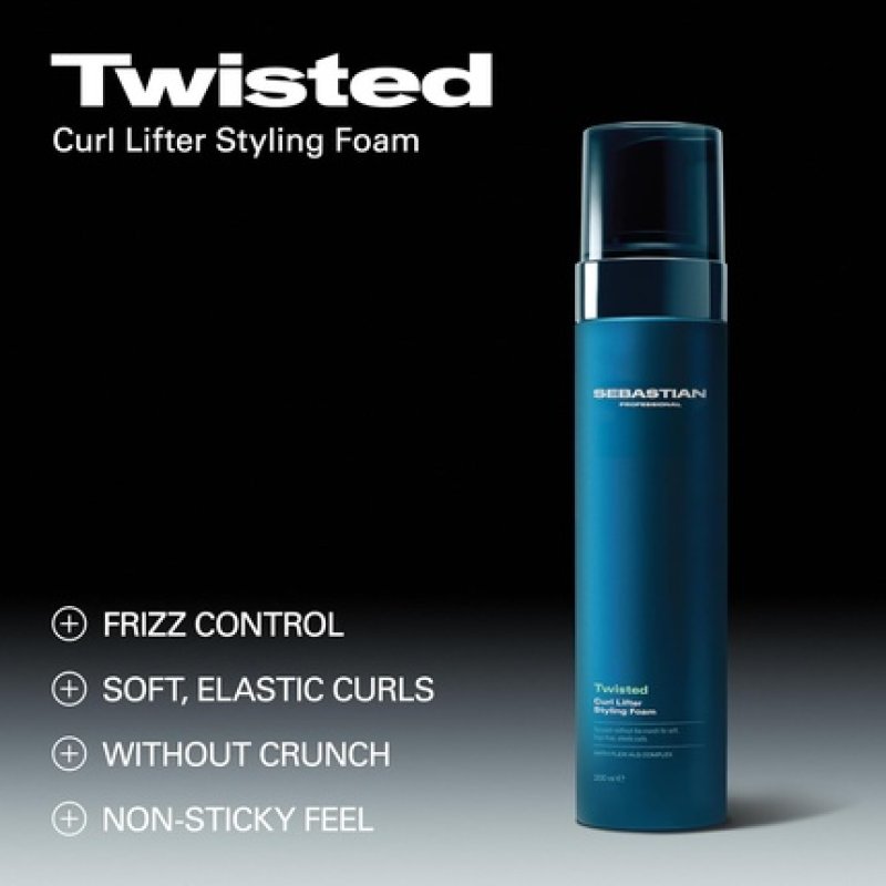 Sebastian Professional Twisted Curl Lifter Styling Foam with Flexi Alg™
