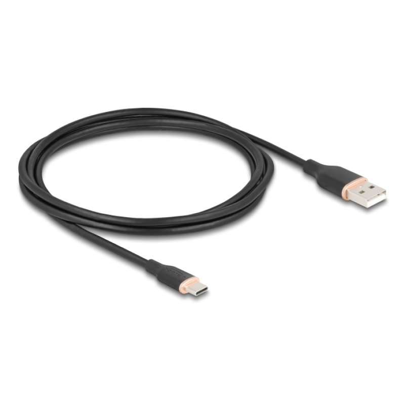 DeLOCK 81227 USB cable USB 2.0 2.5 m USB A USB C Black