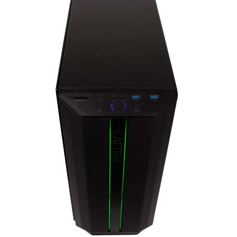 Captiva PC Highend Gaming R98-163 AMD Ryzen 7 5700X, 32GB DDR4 RAM, Nvidia Geforce RTX 5070 (12GB GDDR7), 1TB M.2 ,