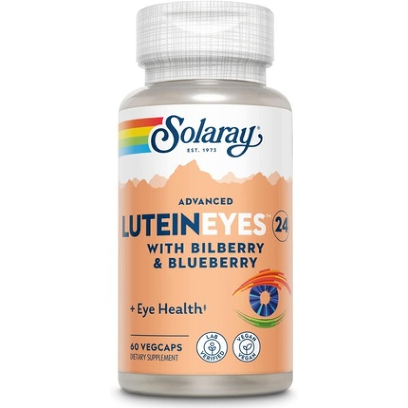 Solaray Advanced Lutein Eyes 24mg Lutein And Zeaxanthin Supplements For Eye Health