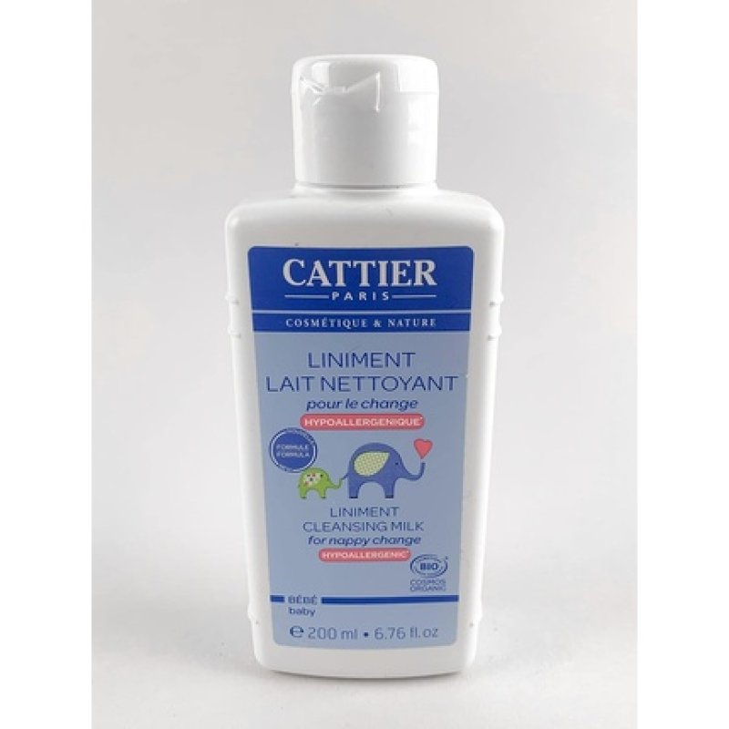 Cattier Baby Hypoallergenic Liniment Cleansing Milk for Nappy Change 200ml