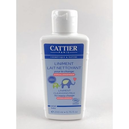 Cattier Baby Hypoallergenic Liniment Cleansing Milk for Nappy Change 200ml