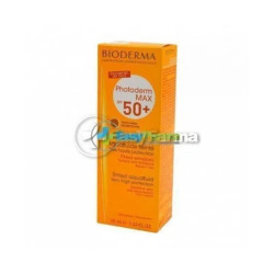 Bioderma Photoderm Max Spf 50 Aquafluide Tinta Dorata 40 Ml High Protection Sunscreen
