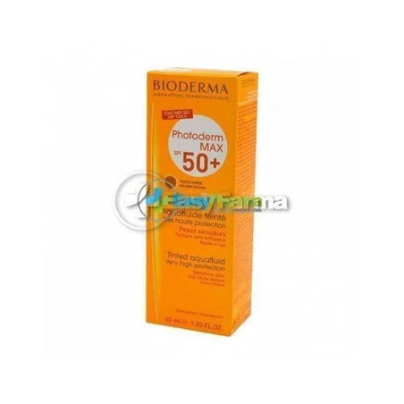 Bioderma Photoderm Max Spf 50 Aquafluide Tinta Dorata 40 Ml High Protection Sunscreen