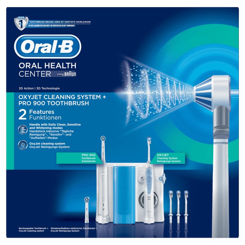 Oral-B Pro 900 with Oxyjet Cleaning System