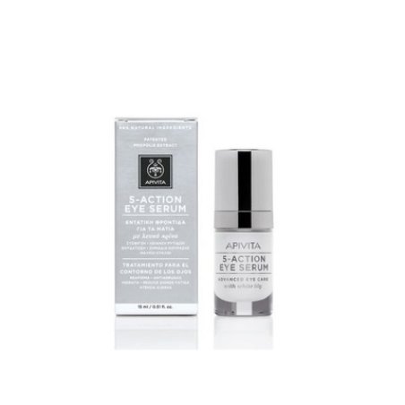Apivita 5 Action Eye Serum Advanced Eye Care With White Lily 15Ml