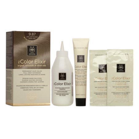 Apivita My Color Elixir Hair Colourant with Argan, Avocado, and Olive Oils