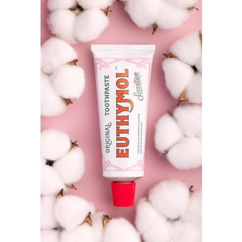Euthymol Sensitive Toothpaste 75ml Fluoride Toothpaste for Sensitive Teeth