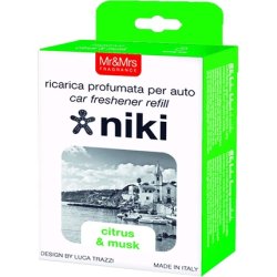 Mr&Mrs Fragrance Niki Car Fragrance Refill Lemon-Musk