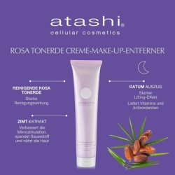 Atashi Supernight Pink Clay Cream Makeup Remover 75ml