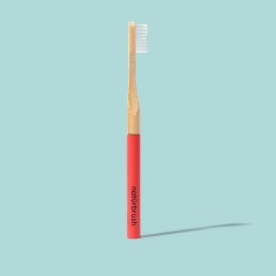 Natürbrush 8437017300151 brosse à dents Naturel, Rouge Adulte