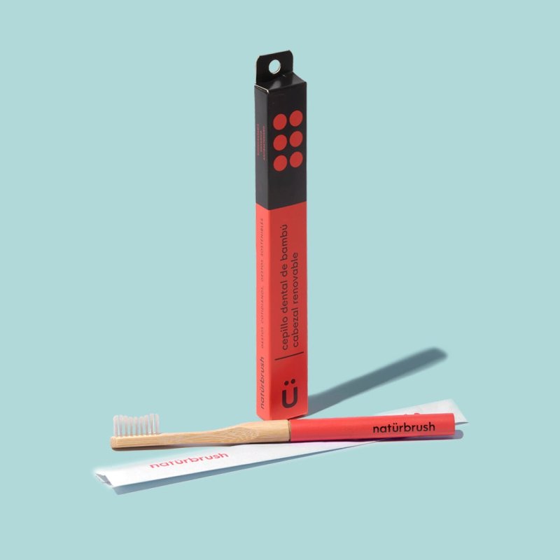 Natürbrush 8437017300151 toothbrush Natural, Red Adult