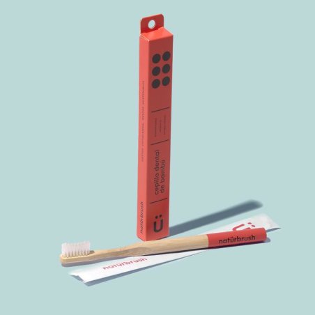 Red Dental Brush