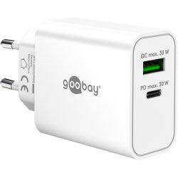 Goobay 75336 mobile device charger Universal White AC Fast charging Indoor