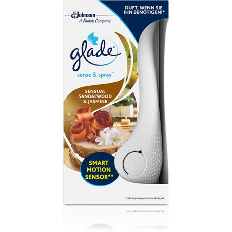 Glade by Brise Sense & Spray Sensual Sandalwood & Jasmine assainisseur et distributeur d'air automatique 18 ml Blanc