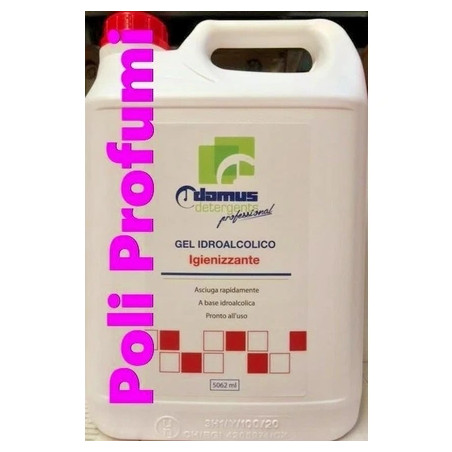 Domus Professional Hydroalcoholic Sanitizing Gel 5 Liters