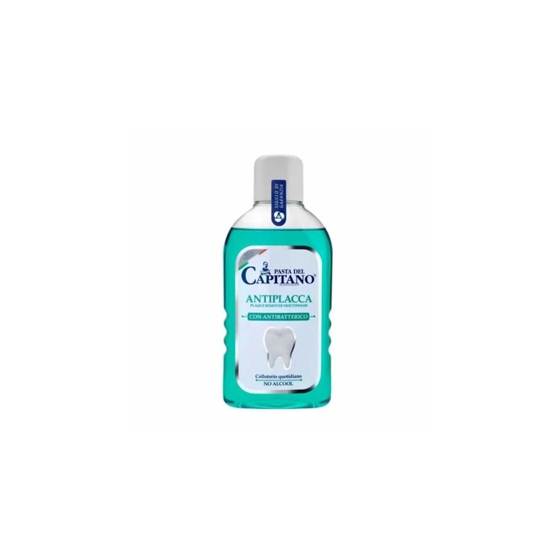Capitano Pasta Del Capitano Antiplaque Mouthwash Antibacterial 400 Ml