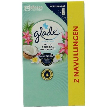 Glade Glade Touch & Fresh Refill Duo Exotic Tropical Blossoms 2 X 10 Ml