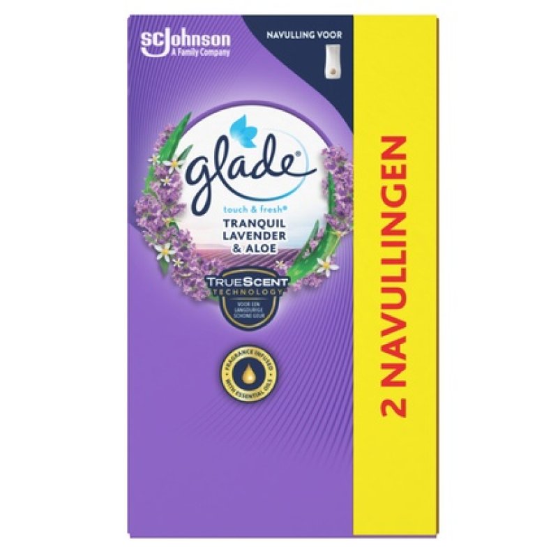 Glade Glade Touch & Fresh Tranquil Lavender & Aloe 2 X 10 Ml