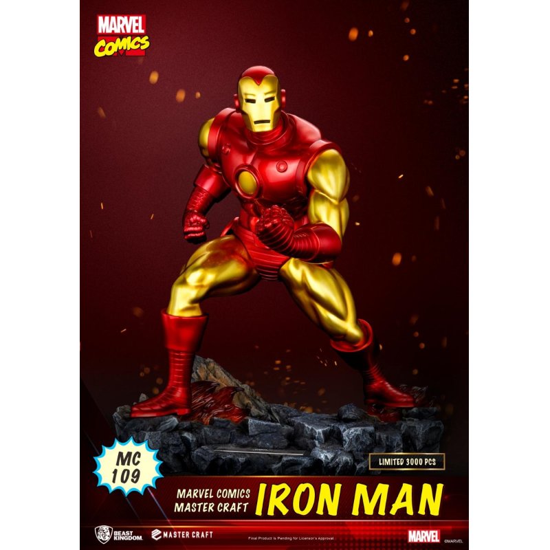 MARVEL - Iron Man "Comics" - Statuette Master Craft 29.9cm