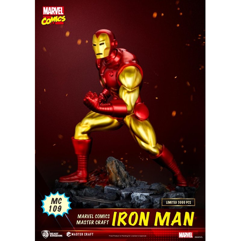 MARVEL - Iron Man "Comics" - Statuette Master Craft 29.9cm
