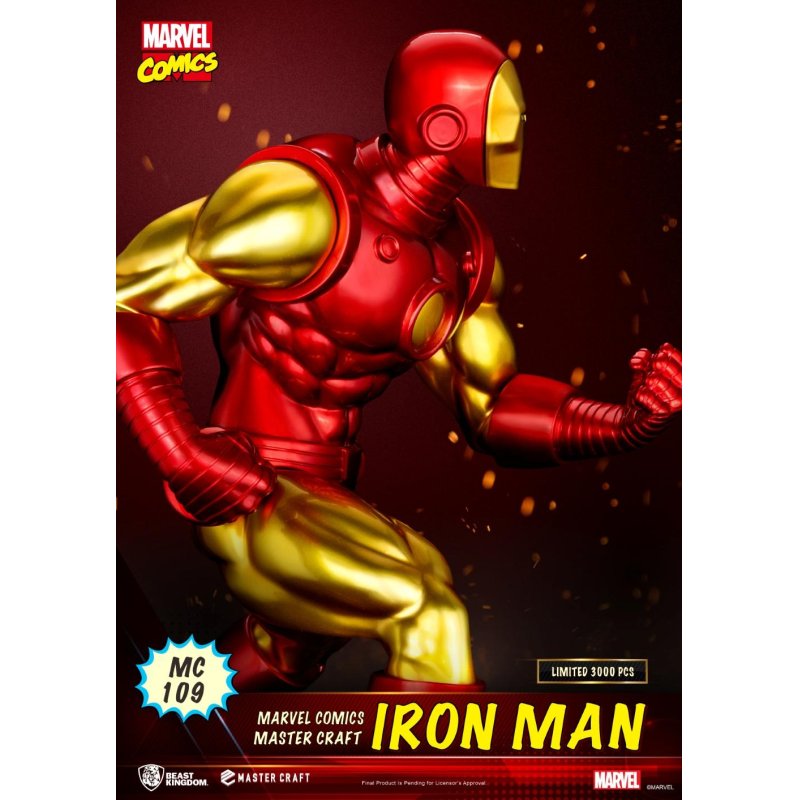 MARVEL - Iron Man "Comics" - Statuette Master Craft 29.9cm
