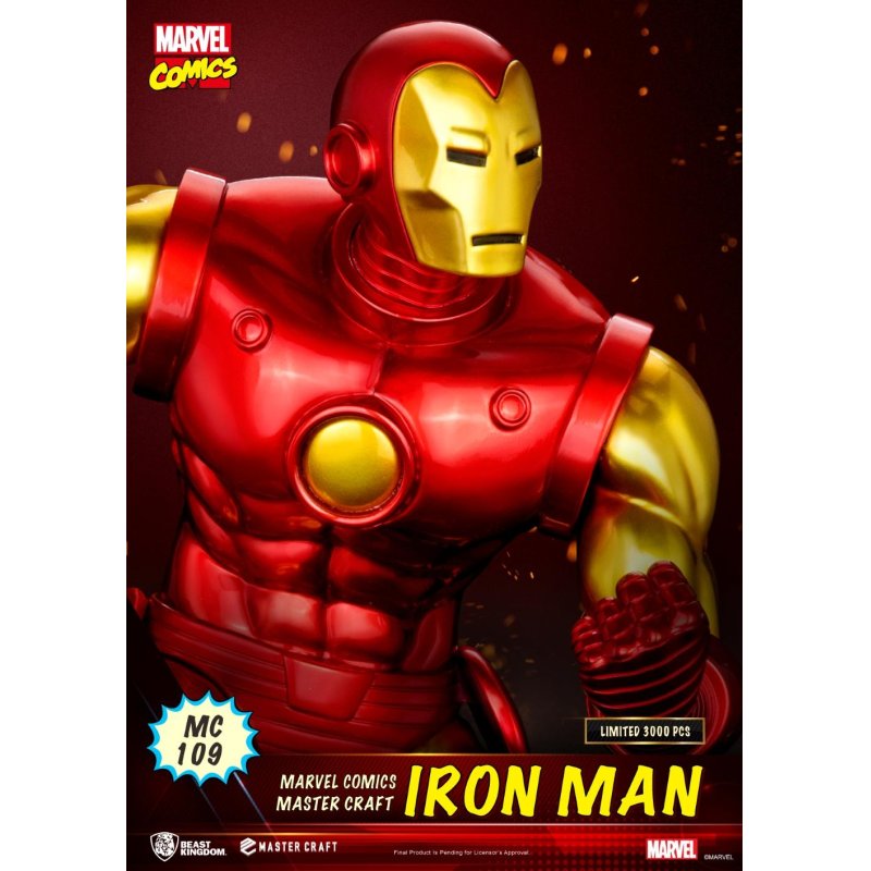 MARVEL - Iron Man "Comics" - Statuette Master Craft 29.9cm