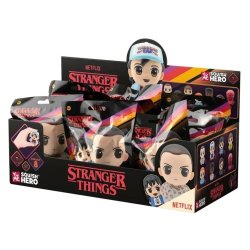 STRANGER THINGS - Squish Hero - Assortiment 12 Figurines 7.6cm