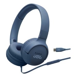 JBL Tune 520C USB-C Casques Avec fil Arceau Appels/Musique USB Type-C Bleu