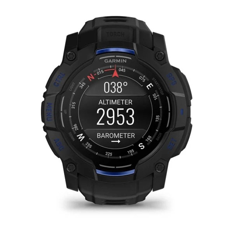 Garmin Instinct 3 3,3 cm (1.3") AMOLED 45 mm Numérique 416 x 416 pixels Noir GPS (satellite)