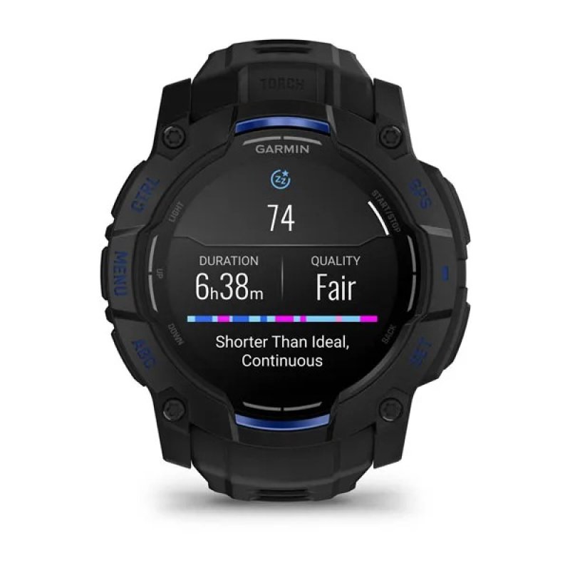 Garmin Instinct 3 3.3 cm (1.3") AMOLED 45 mm Digital 416 x 416 pixels Black GPS (satellite)