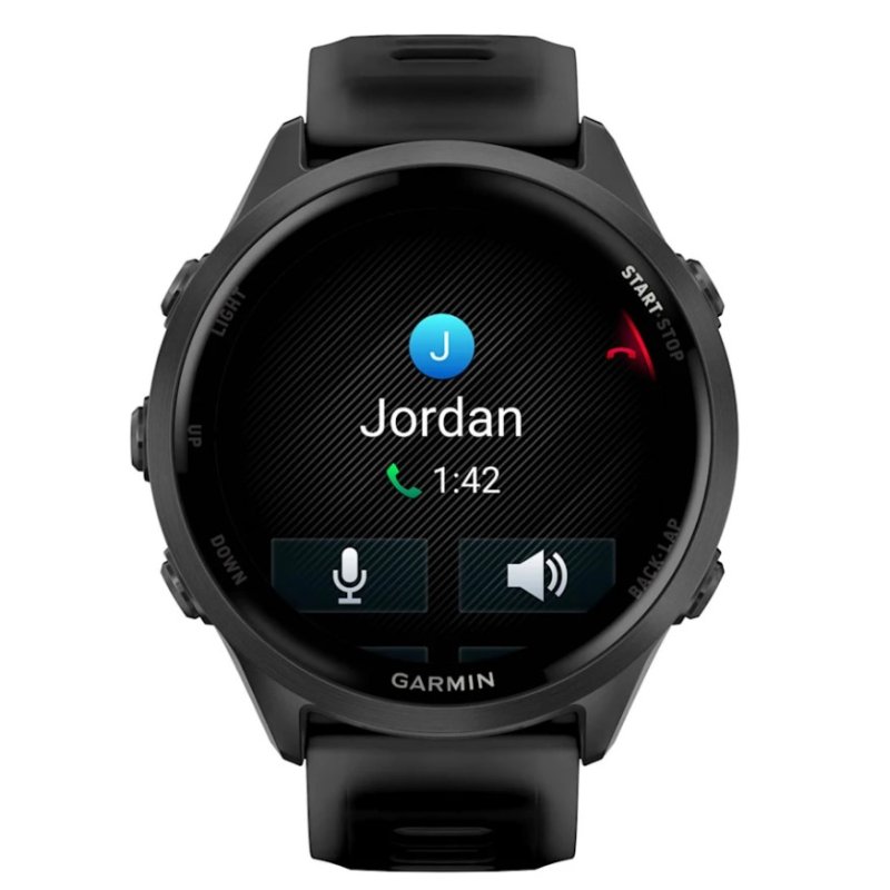 Garmin Forerunner 570 3,56 cm (1.4") AMOLED 47 mm Numérique 454 x 454 pixels Écran tactile Noir Wifi GPS (satellite)