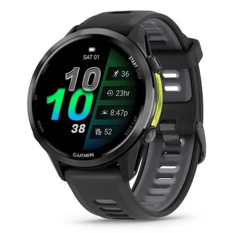 Garmin Forerunner 970 3.56 cm (1.4") AMOLED Digital 454 x 454 pixels Touchscreen Black, Yellow Wi-Fi GPS (satellite)