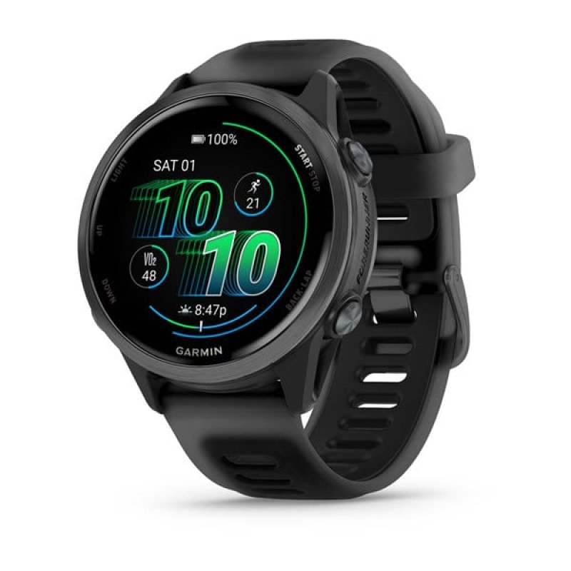 Garmin Forerunner 570 3,05 cm (1.2") AMOLED 42 mm Numérique 390 x 390 pixels Écran tactile Noir Wifi GPS (satellite)