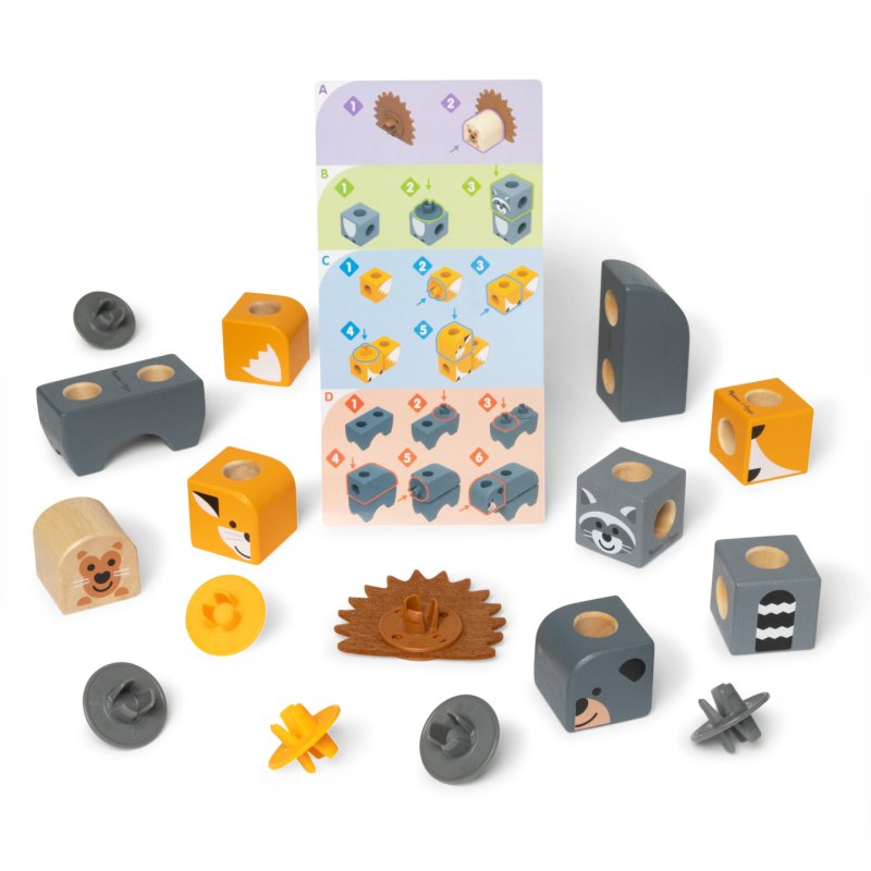 SpinMaster Blockables Waldtierfreunde Set