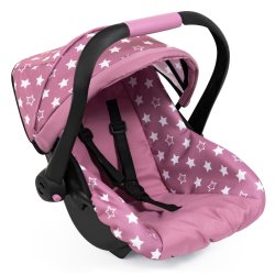 Bayer - Deluxe Car Seat with Cannopy - Pink/Dotted (67976AB)