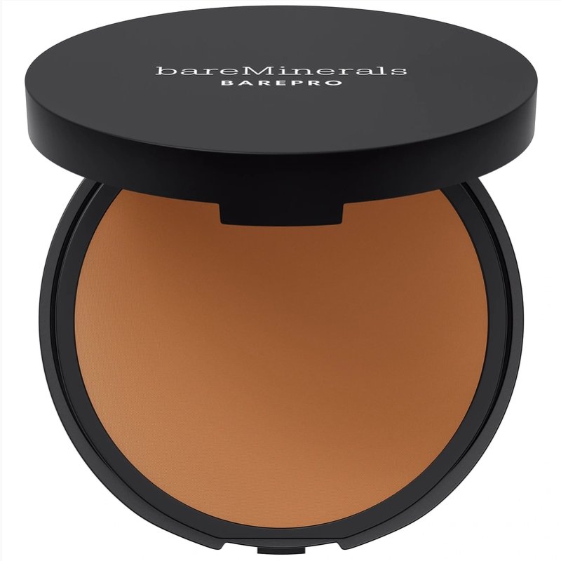 bareMinerals BAREPRO 16Hr Skin-Perfecting Powder Foundation 10g Deep 50 Warm