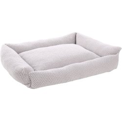 Flamingo - XXl Basket Jacquard Rectangle Grey -100cm