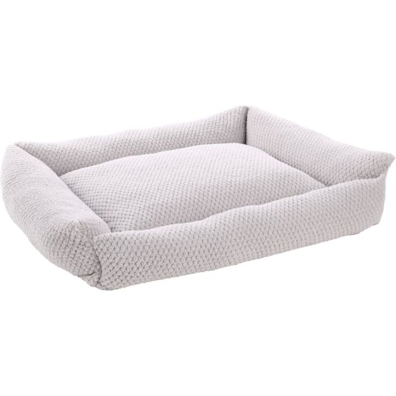 Flamingo - XXl Basket Jacquard Rectangle Grey -100cm