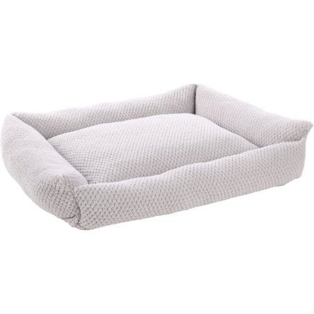 Flamingo - XXl Basket Jacquard Rectangle Grey -100cm