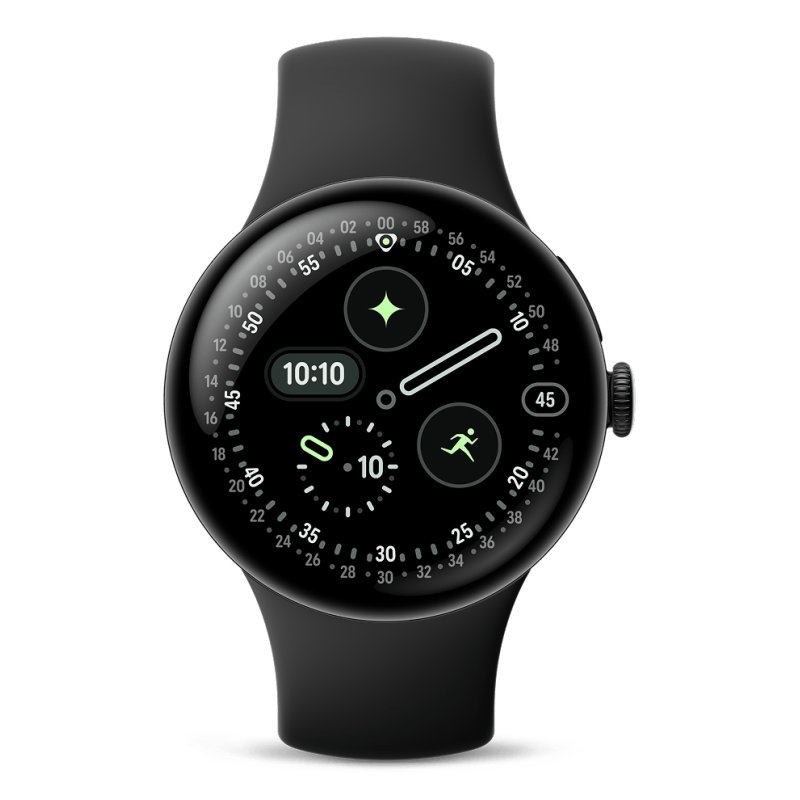 Google Pixel Watch 4 AMOLED 41 mm Numérique Écran tactile Noir Wifi GPS (satellite)