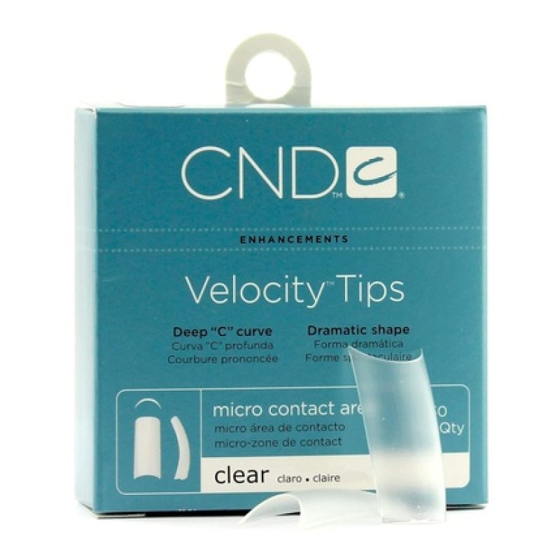 Creative Nail Tips Velocity False Nails Clear No2 By Creative Nail