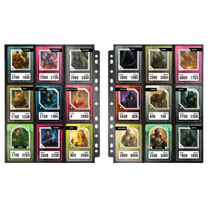 Konix KX TCG 9 Pocket Sheet