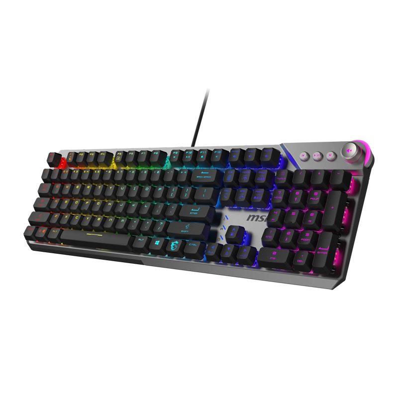 MSI STRIKE 600 Silent Gaming Keyboard. verkabelt