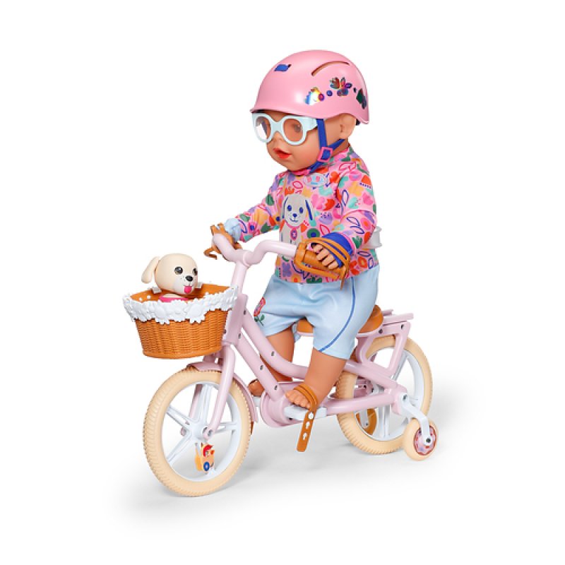 BABY born Bike with Lucky Doll bike set